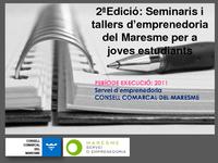 Presentació Tallers Emprenedoria 2011