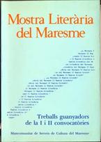 Mostra Literaria del Maresme I i II - Vilassar de Mar 1986 Mostra Literaria del Maresme I i II - Vilassar de Mar 1986