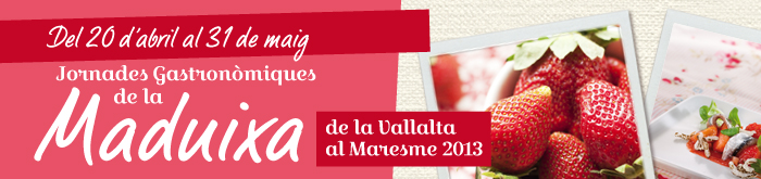 banner Jornades Gastron�miques de la Maduixa 2013