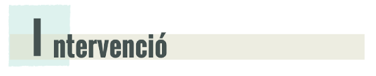 intervenció intervenció