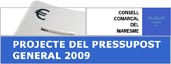 projecte de pressupost del CCM per al 2009