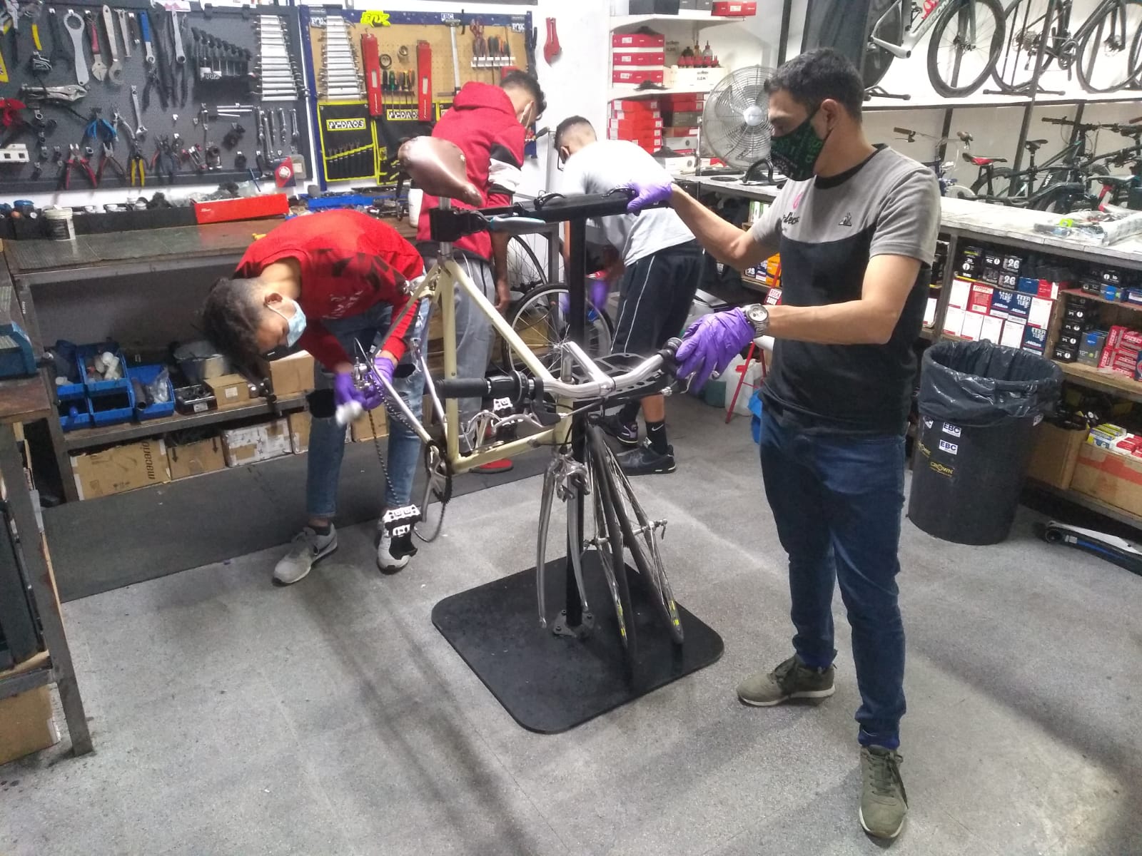 reparant bicis