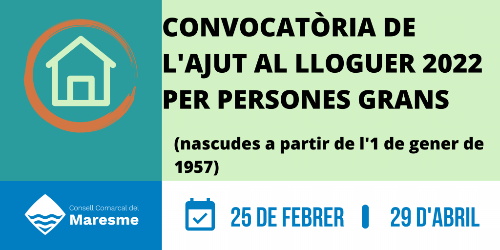 AJUTS AL LLOGUER PER A PERSONES MAJORS DE 65 ANYS(3)