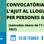 AJUTS AL LLOGUER PER A PERSONES MAJORS DE 65 ANYS